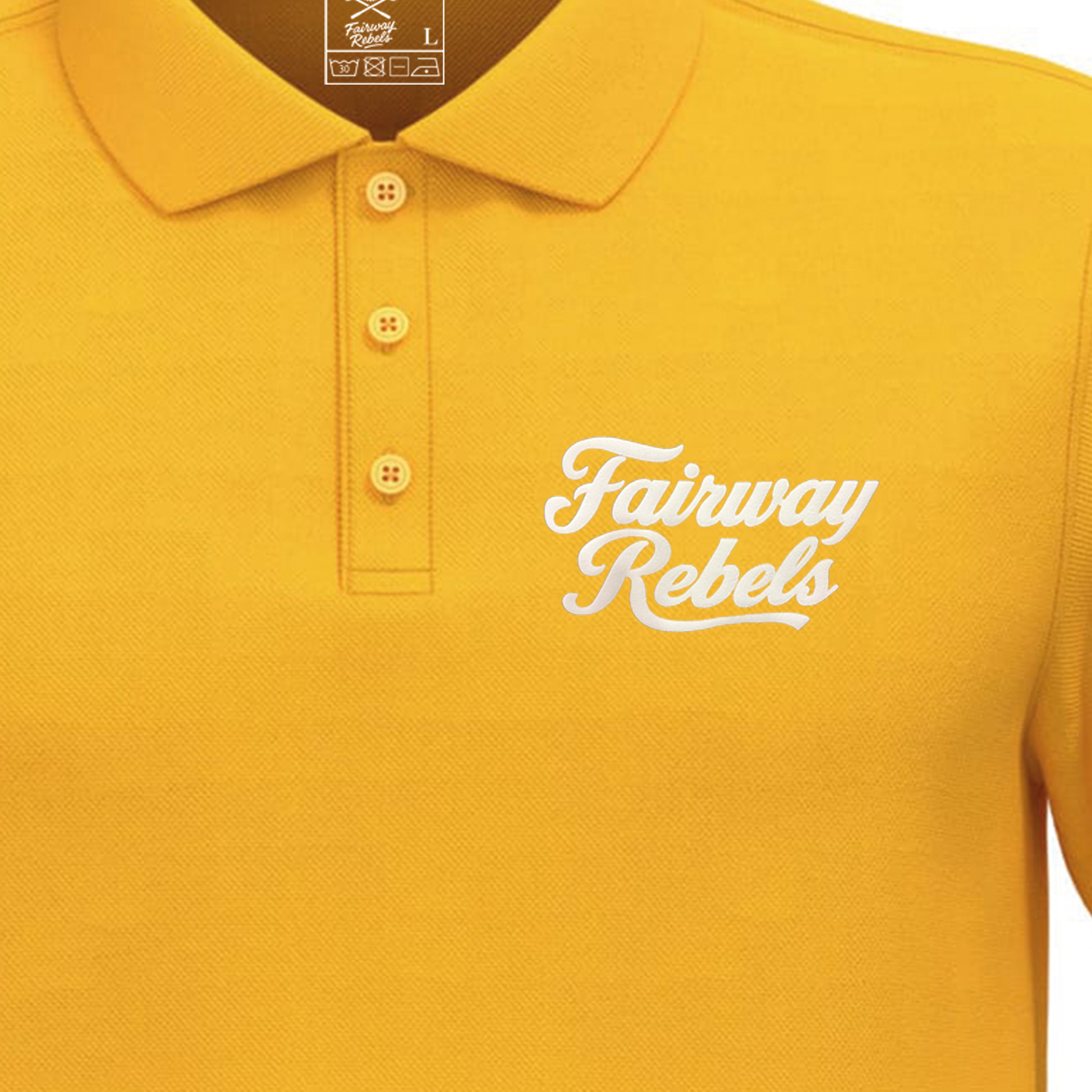 Polo homme Jaune Fairway Rebels Lifestyle J44