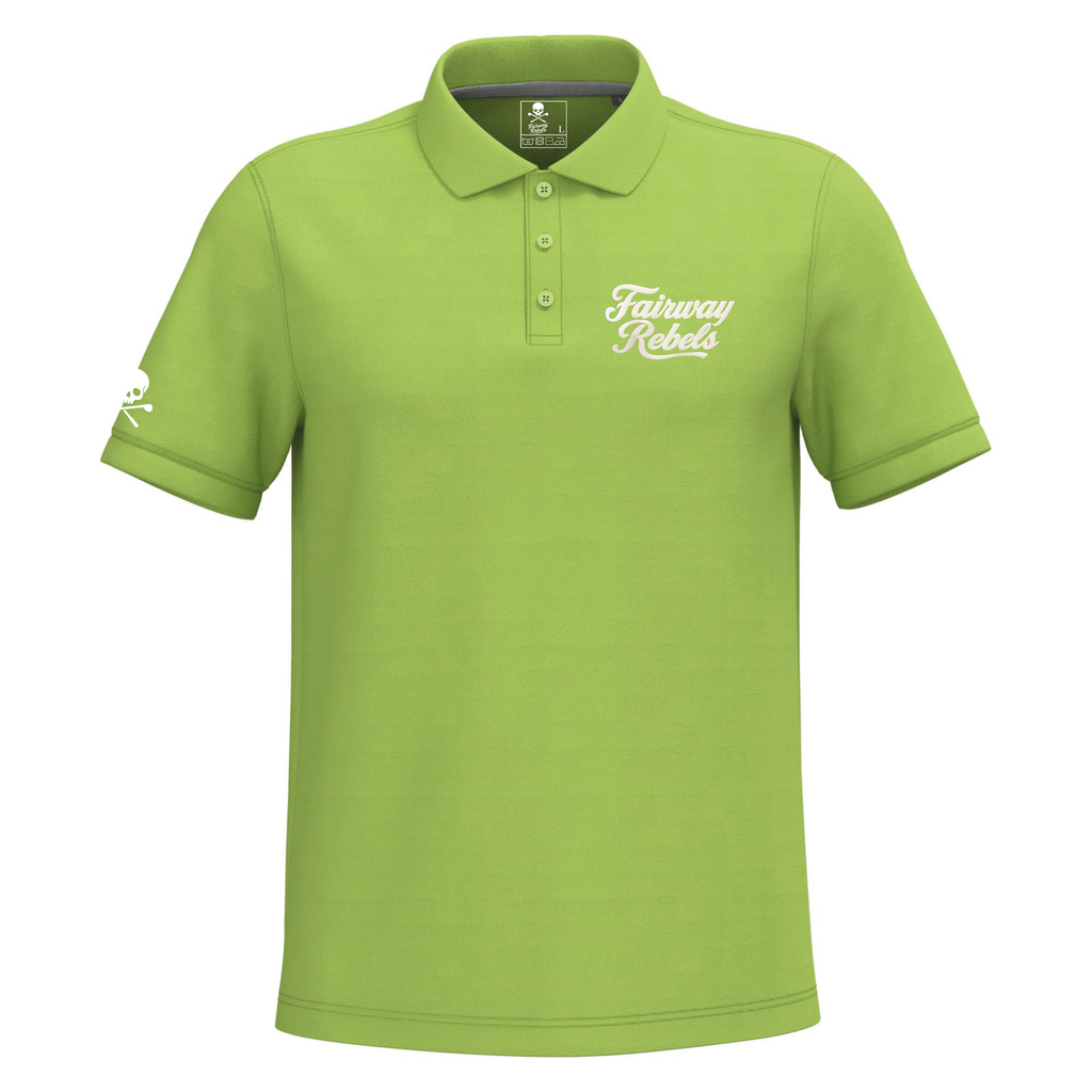 Polo homme Lime Fairway Rebels Lifestyle J44