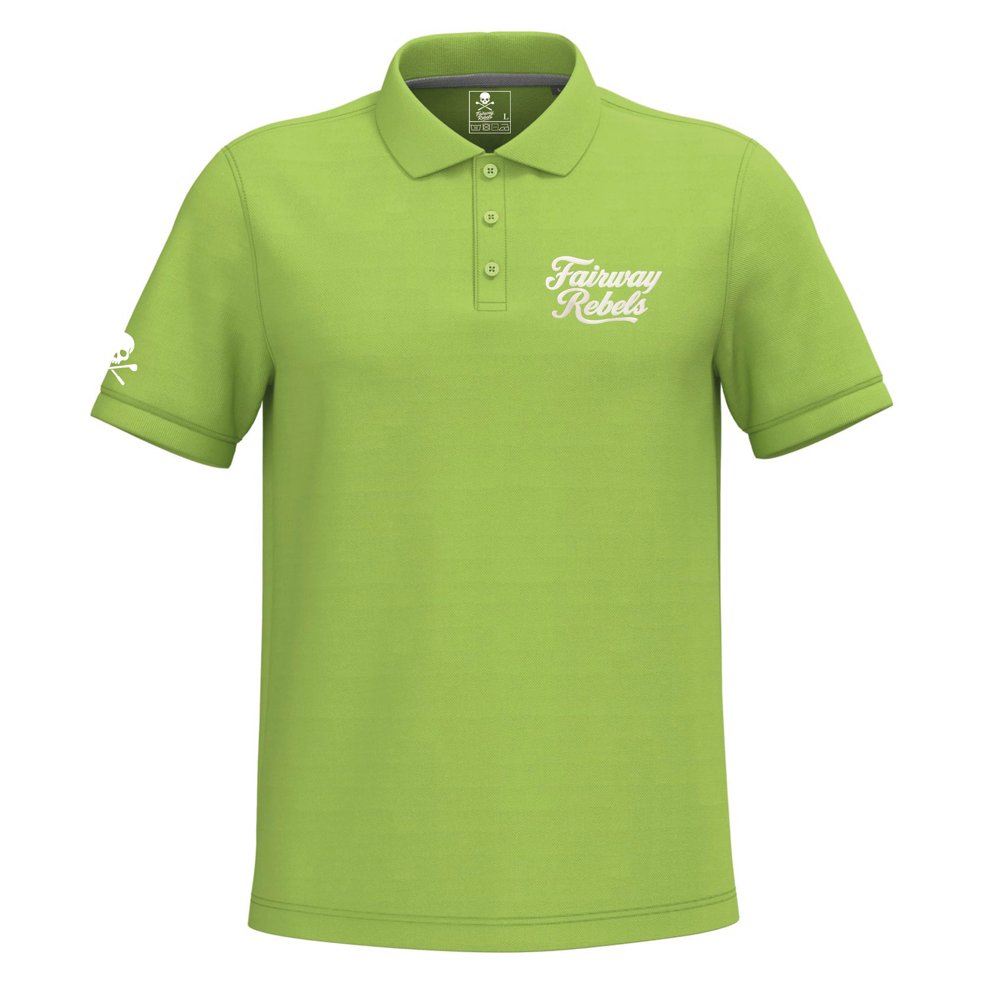 Polo homme Lime Fairway Rebels Lifestyle J44