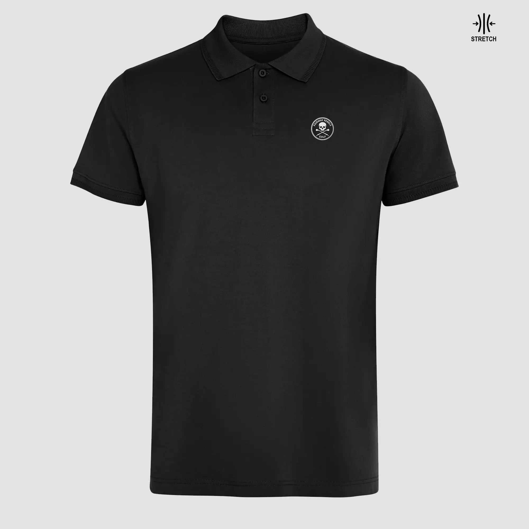 Polo Golf Homme Stretch Coton Skull - Fairway Rebels