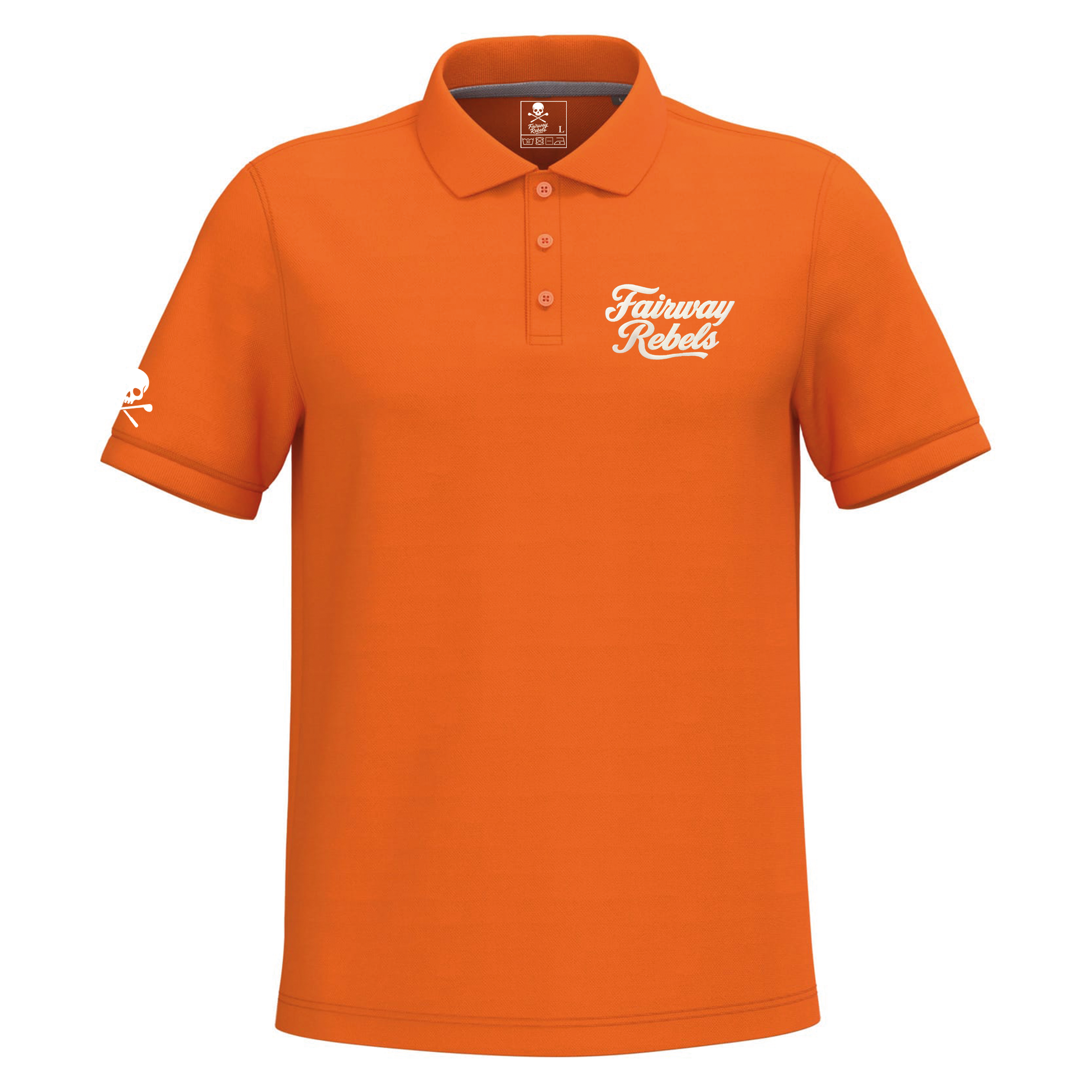 Polo homme Orange Fairway Rebels Lifestyle J44