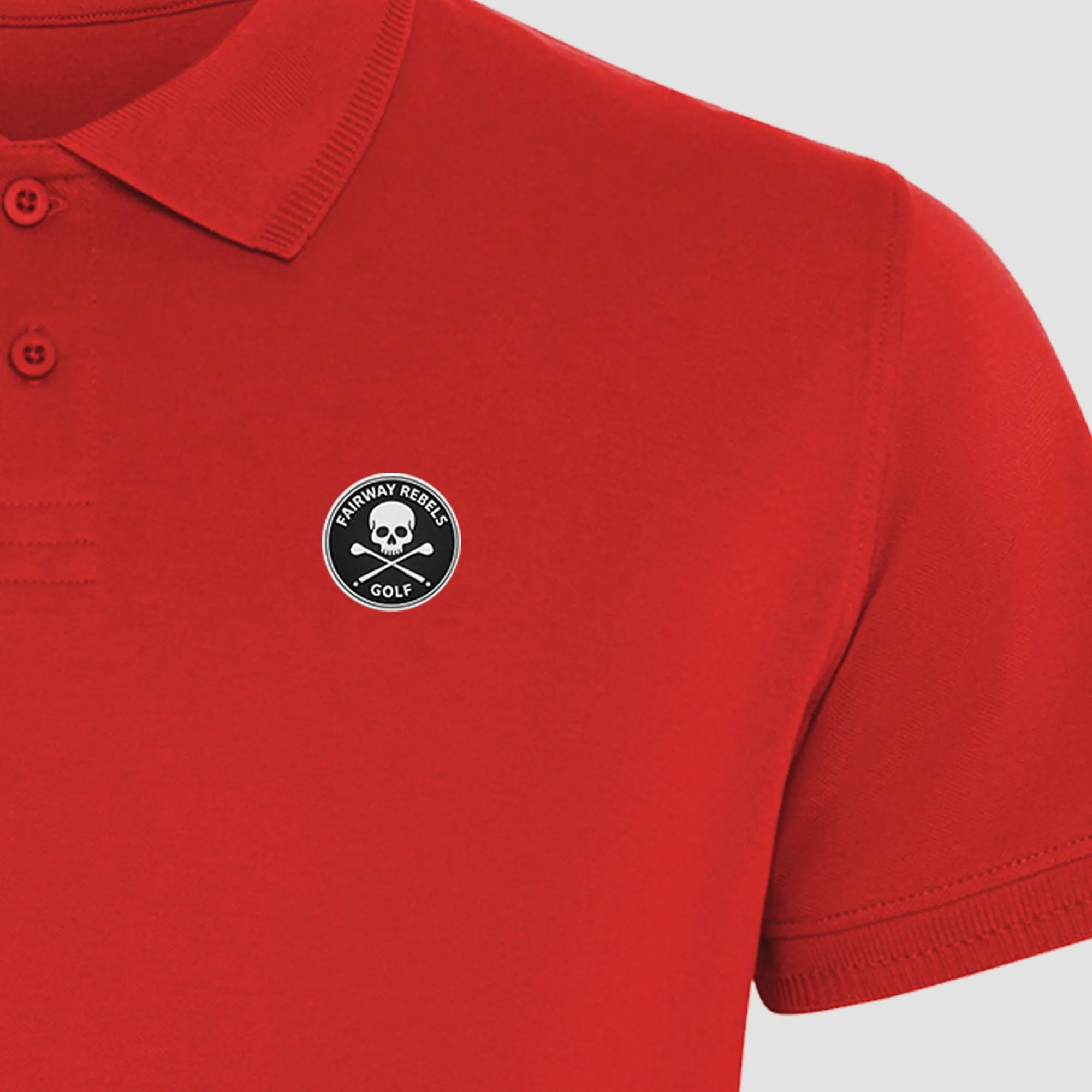 Polo Golf Homme Stretch Coton Skull - Fairway Rebels