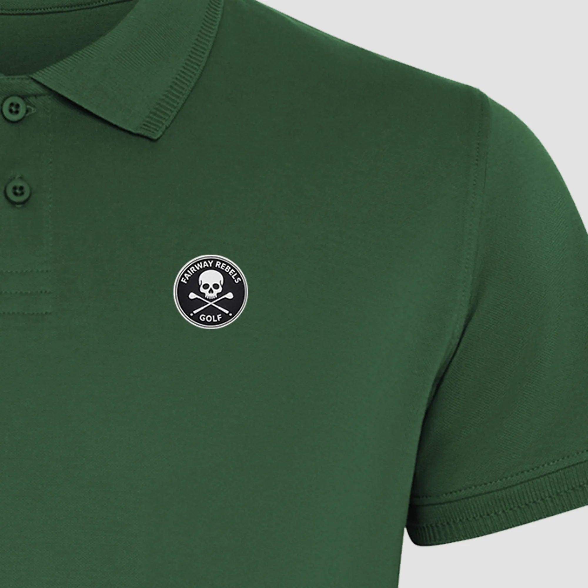 Polo Golf Homme Stretch Coton Skull - Fairway Rebels