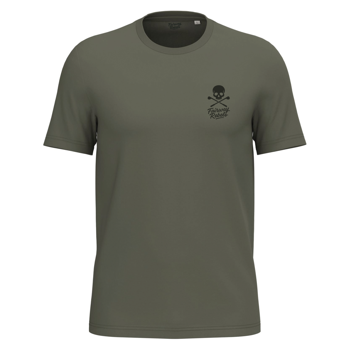 T-Shirt Éco Responsable Khaki - Fairway Rebels - Fairway Rebels golf