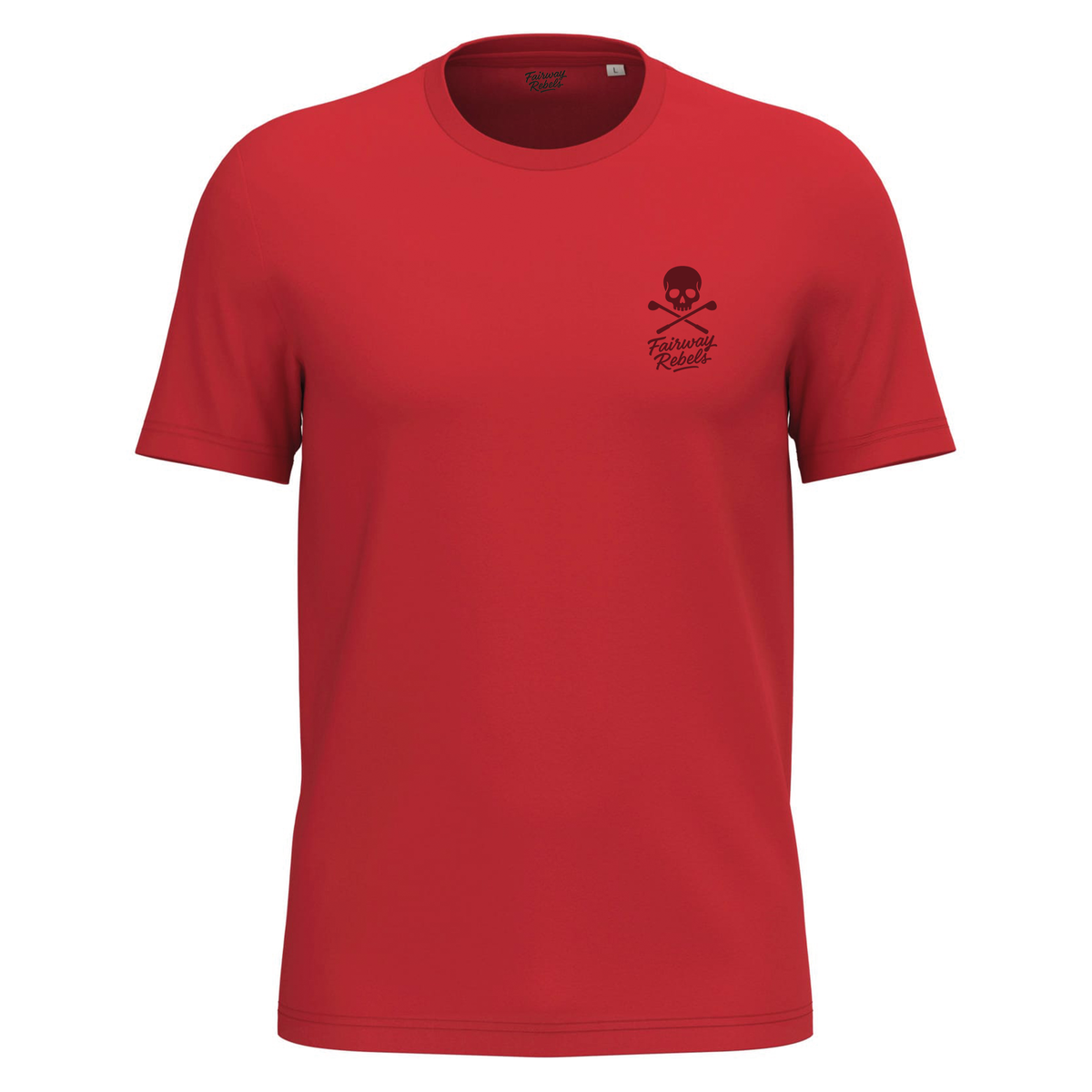 T-Shirt Éco Responsable Poppy Red - Fairway Rebels - Fairway Rebels golf