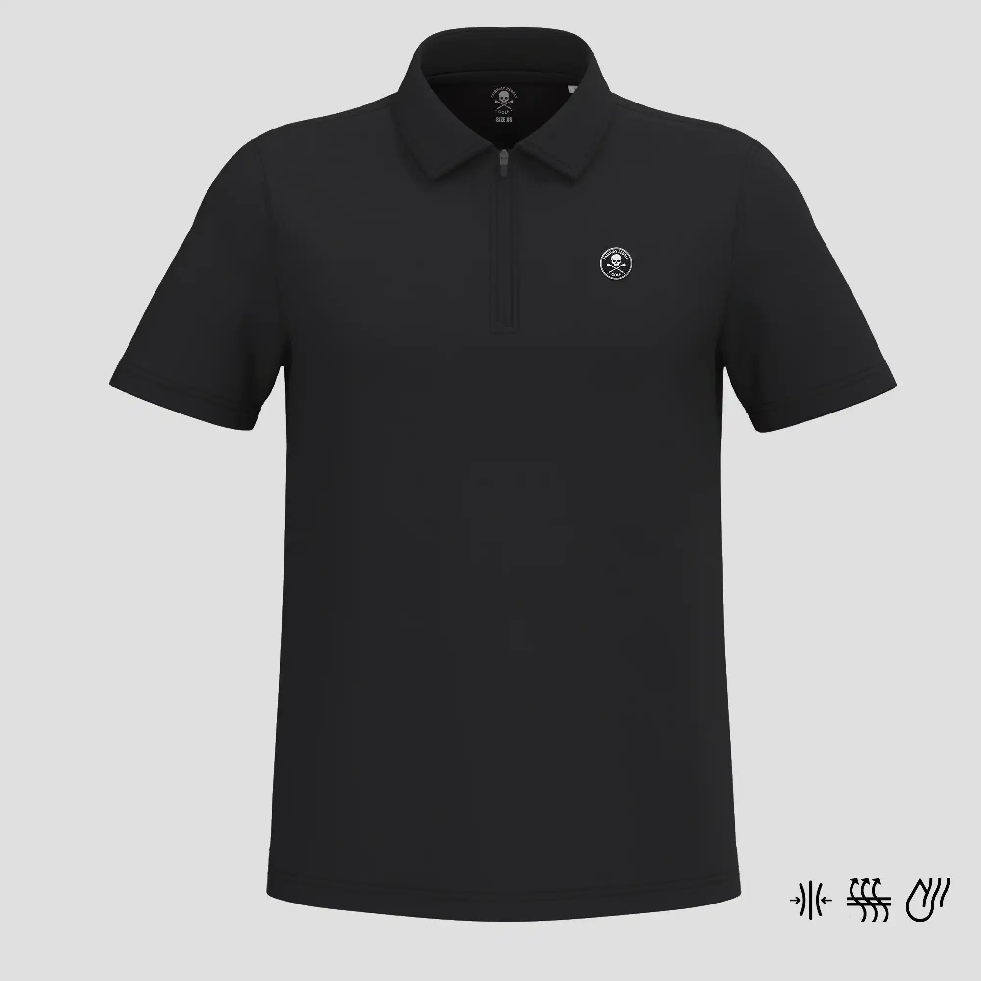 Polo Golf homme Technique 1/4 zip - Fairway Rebels-  54.00 EUR