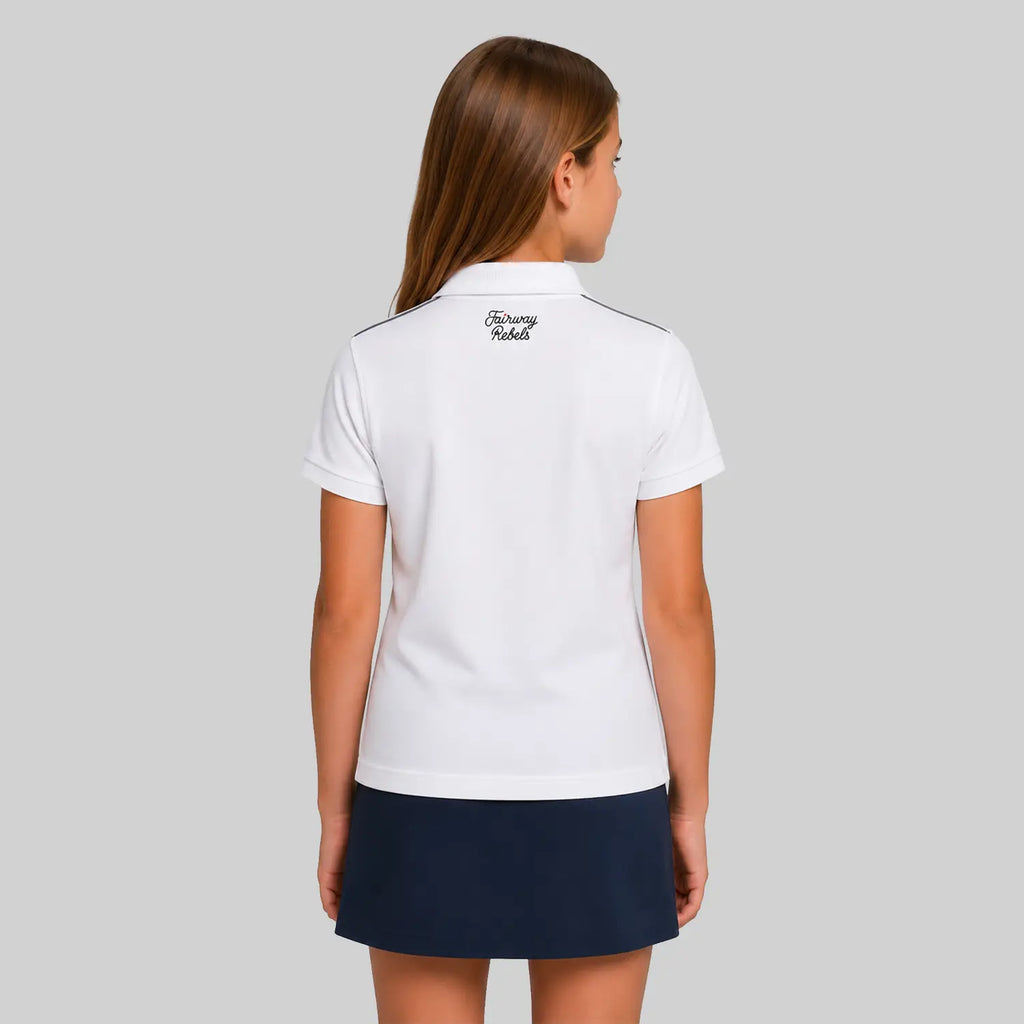 Technisches Golf-Poloshirt für Mädchen