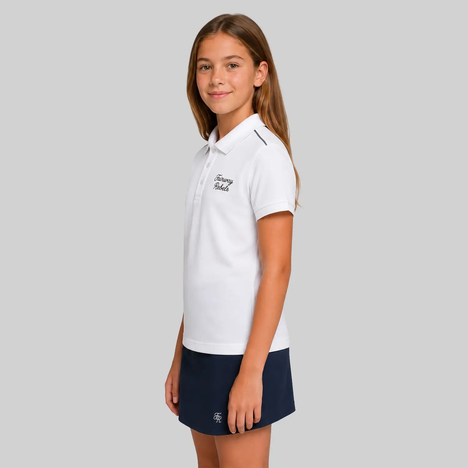 Technisches Golf-Poloshirt für Mädchen