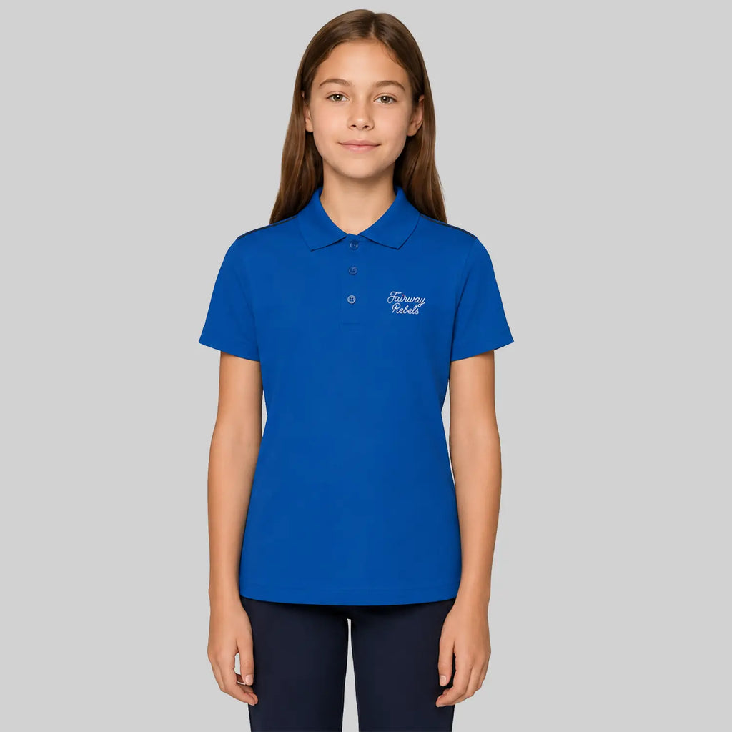 Technisches Golf-Poloshirt für Mädchen