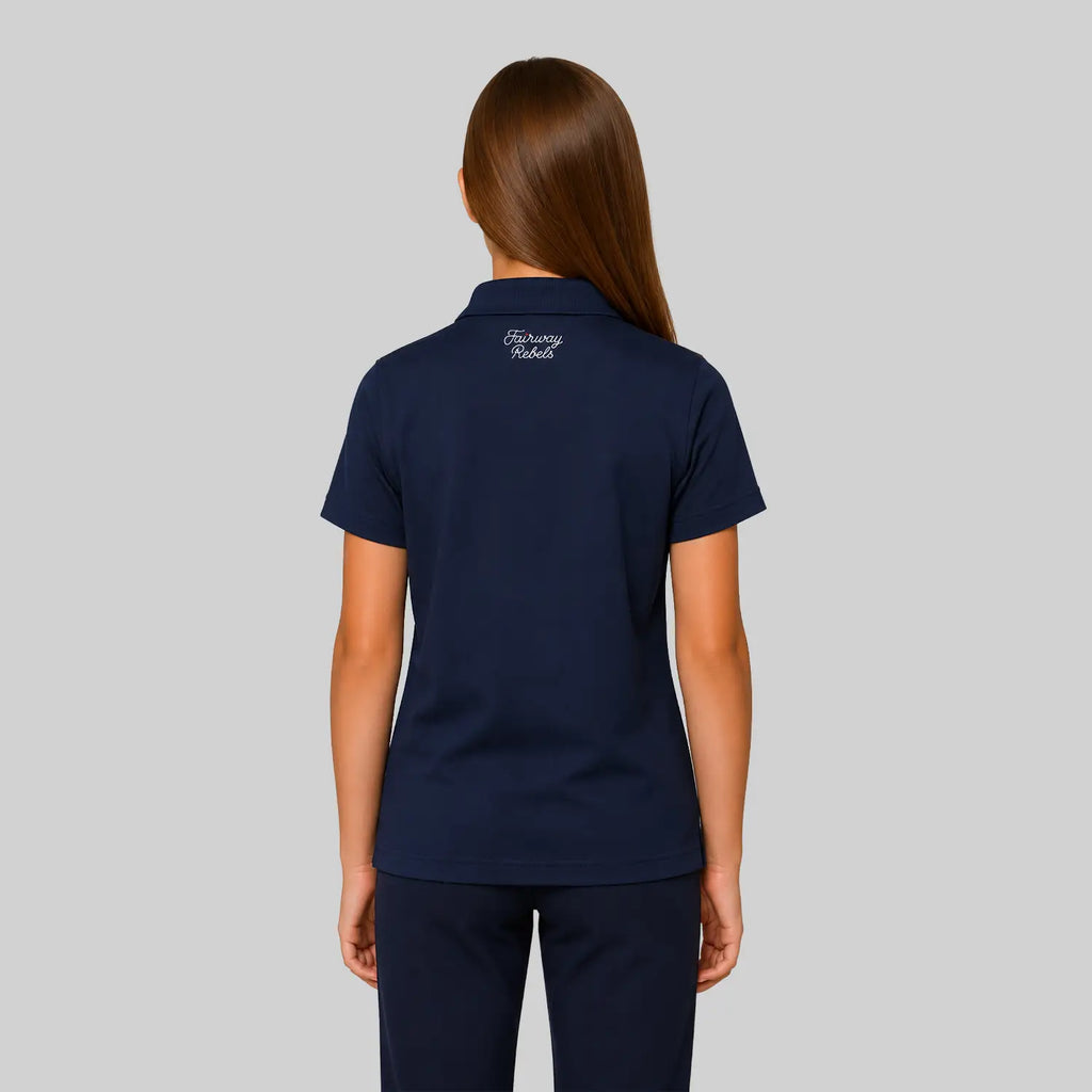 Technisches Golf-Poloshirt für Mädchen