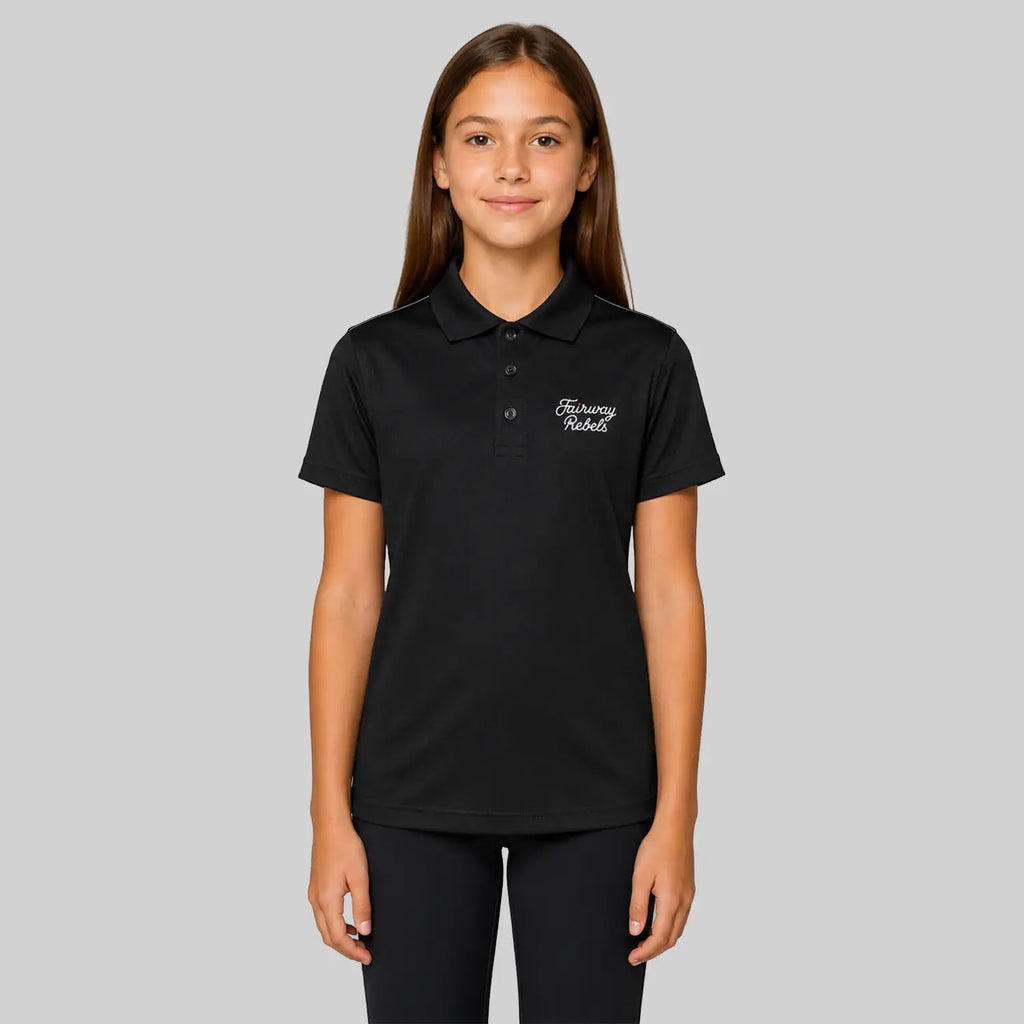 Technisches Golf-Poloshirt für Mädchen