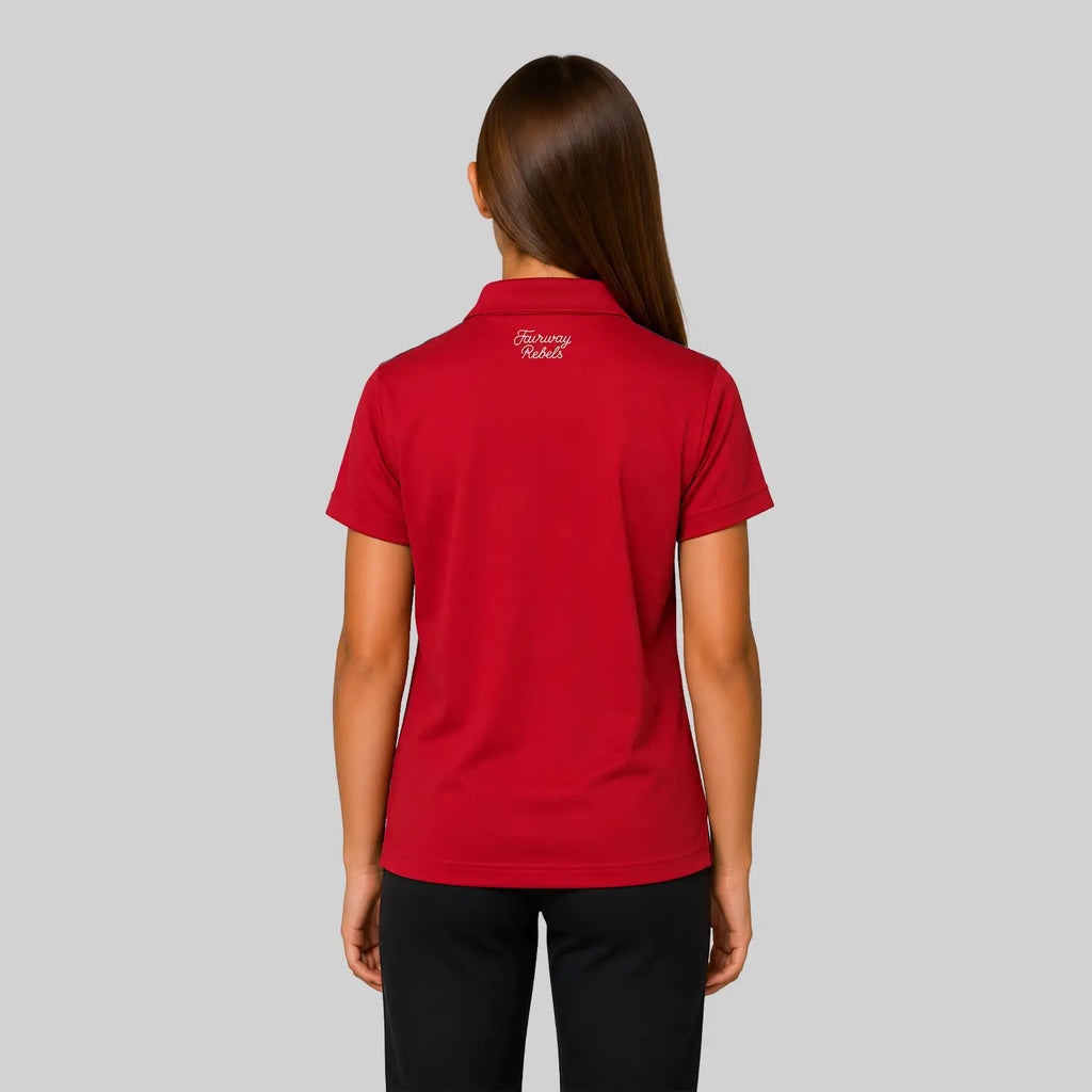 Technisches Golf-Poloshirt für Mädchen