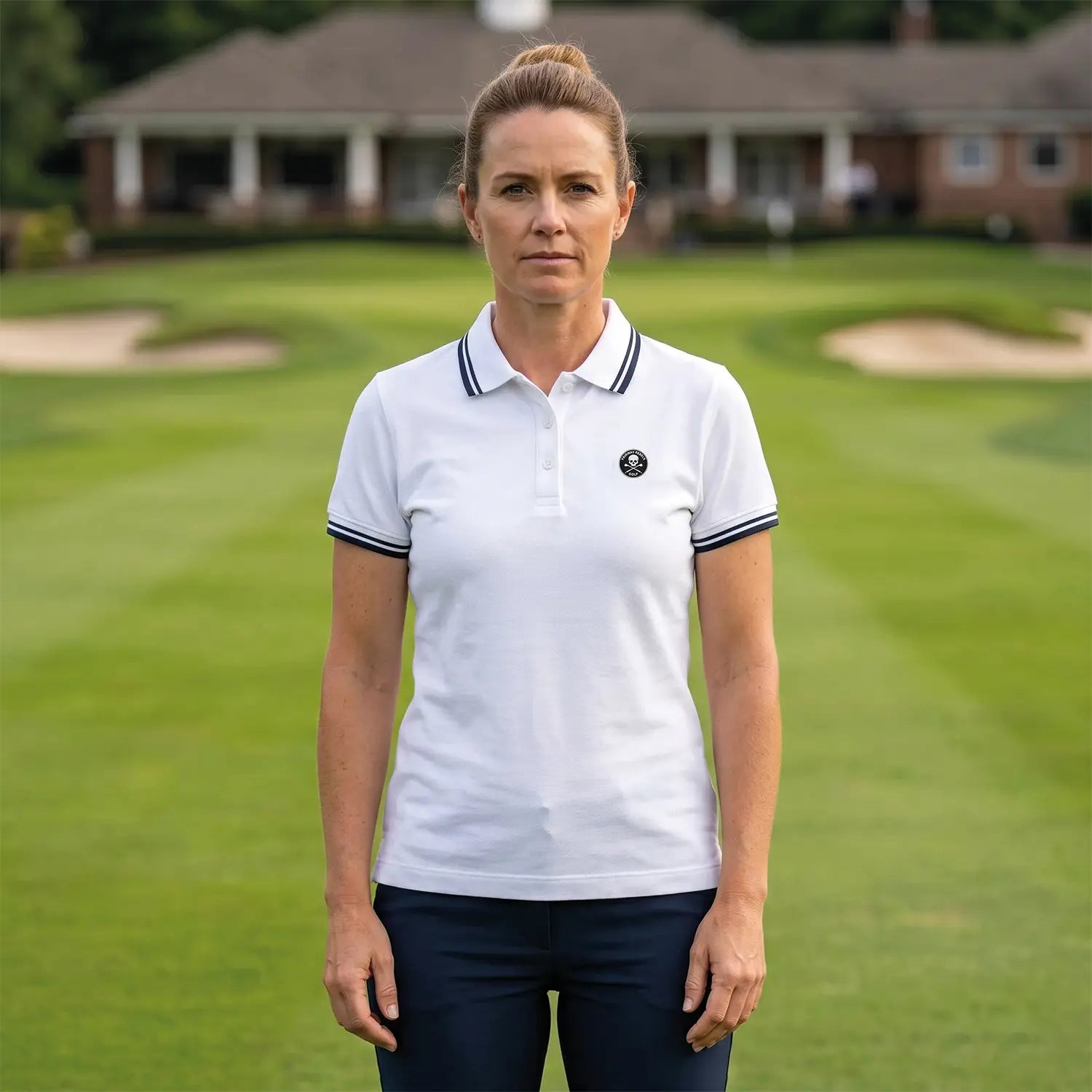 Polo golf Femme Contrasté 100% Coton - Fairway Rebels