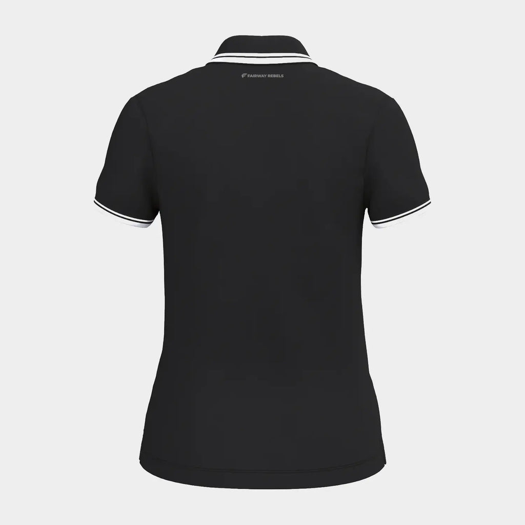 Polo golf Femme Contrasté 100% Coton - Fairway Rebels