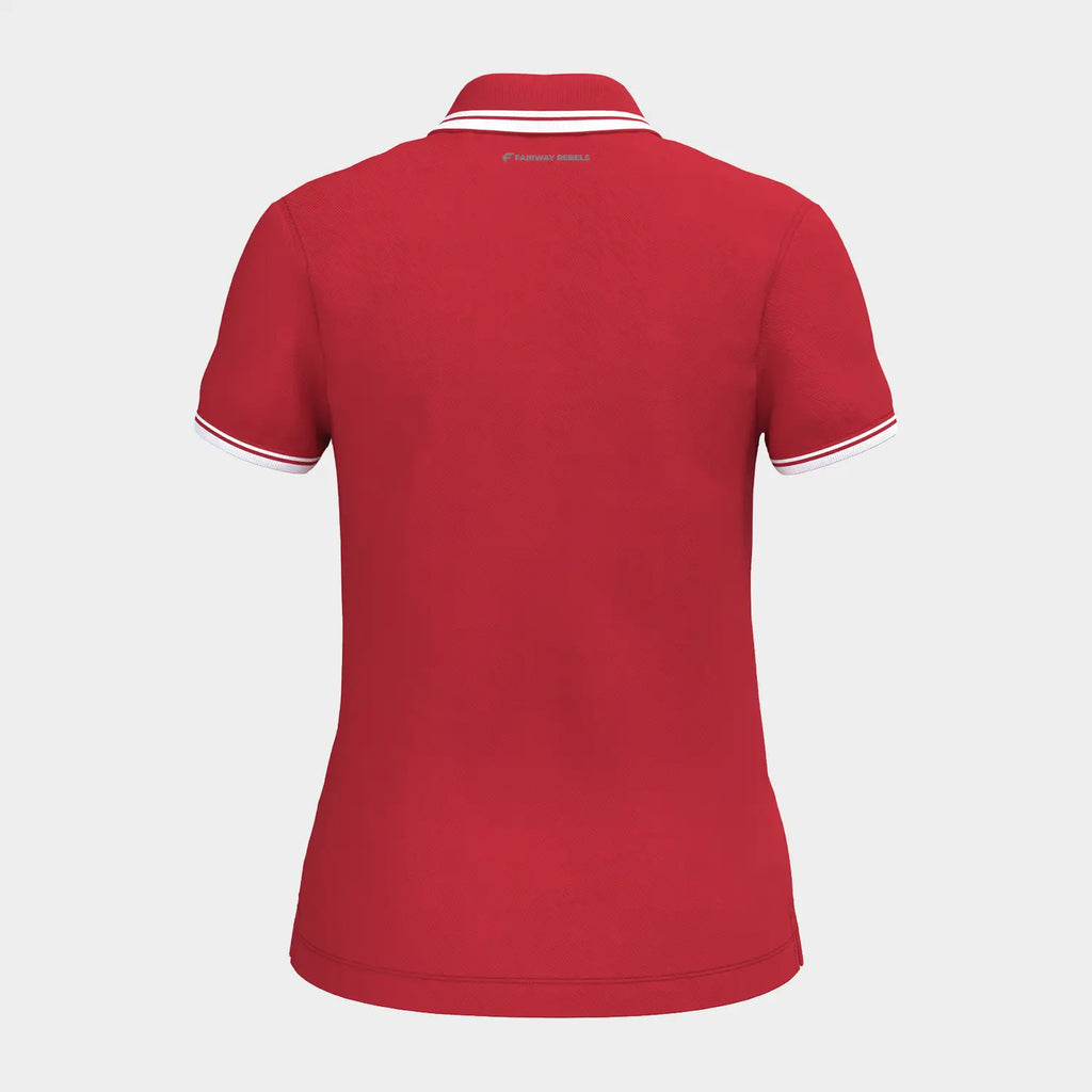 Polo golf Femme Contrasté 100% Coton - Fairway Rebels