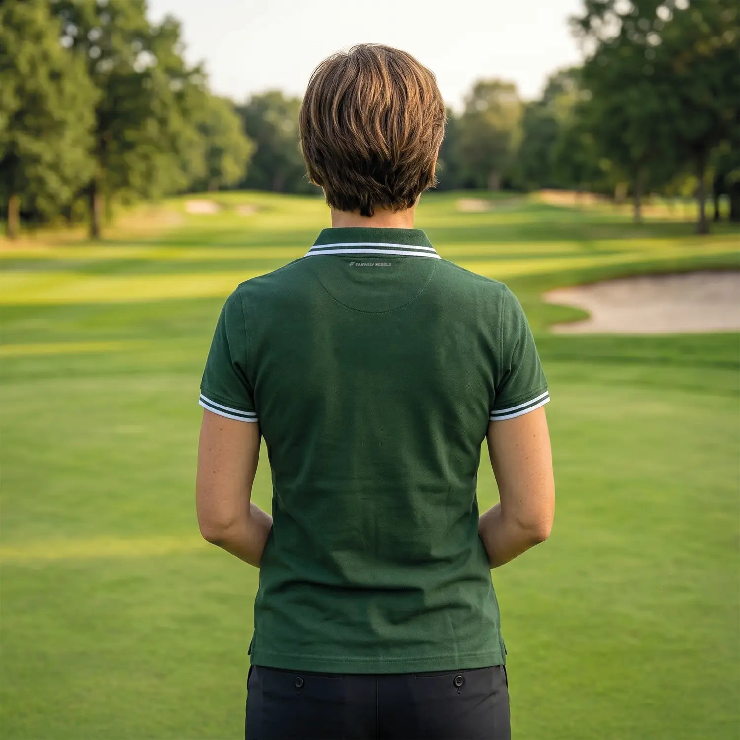 Polo golf Femme Contrasté 100% Coton - Fairway Rebels
