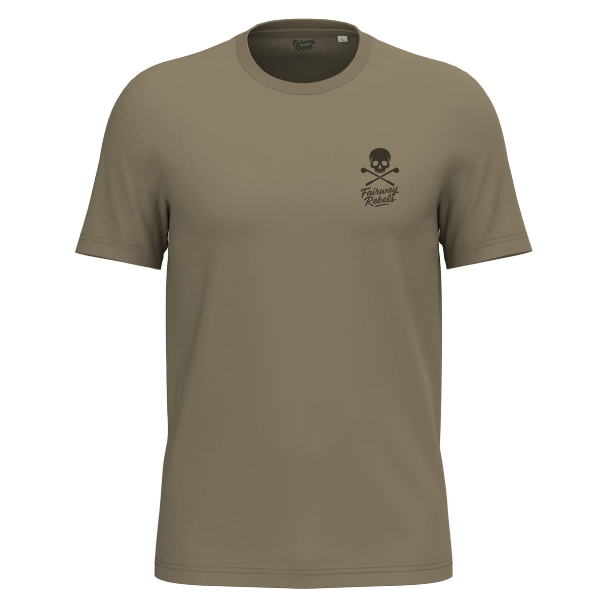 T-Shirt Éco Responsable Light Olive - Fairway Rebels - Fairway Rebels golf