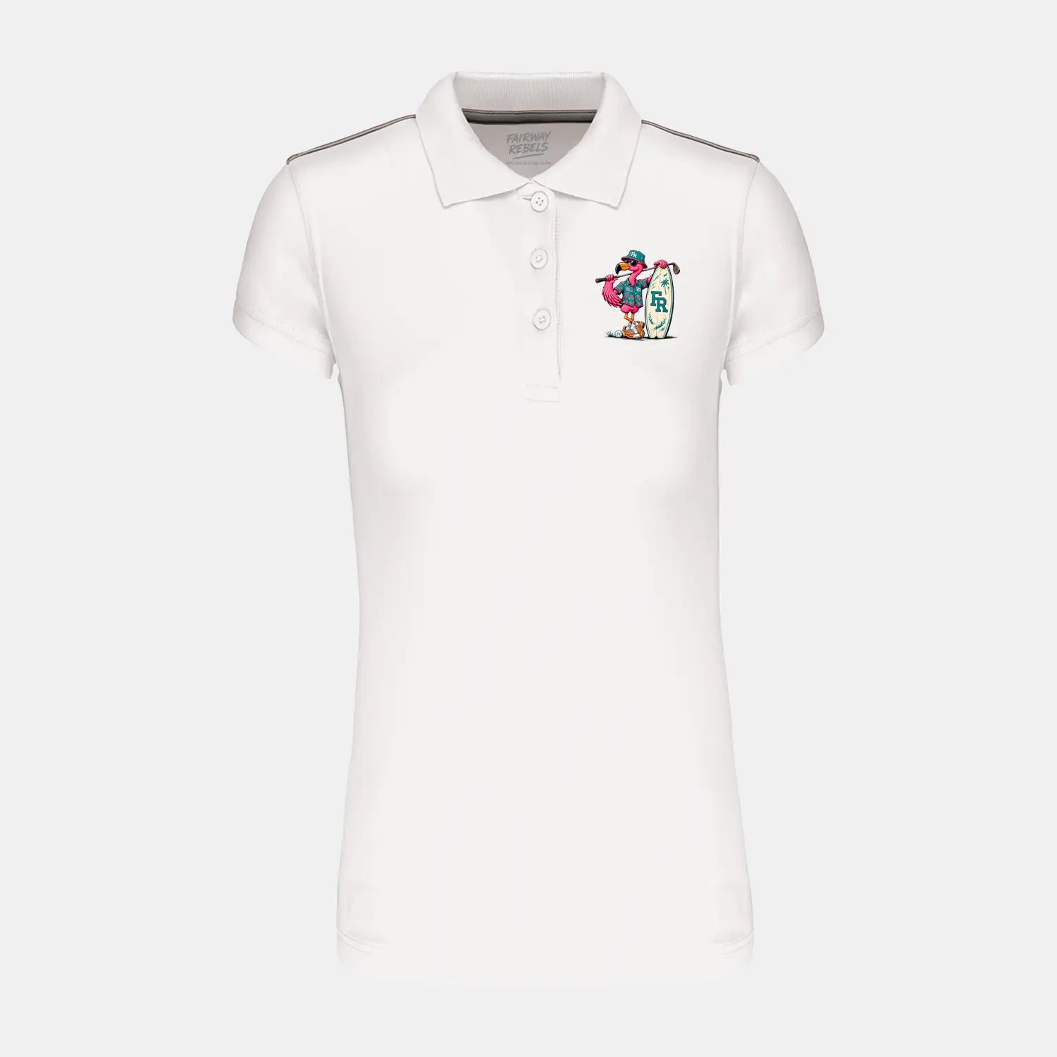 Damen Golfpolo FRG V-Ausschnitt