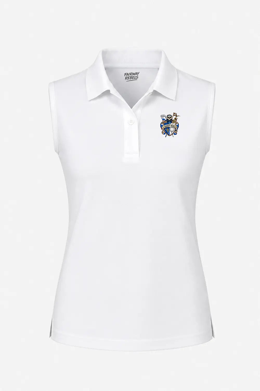 Polo Golf femme sans manches Blason