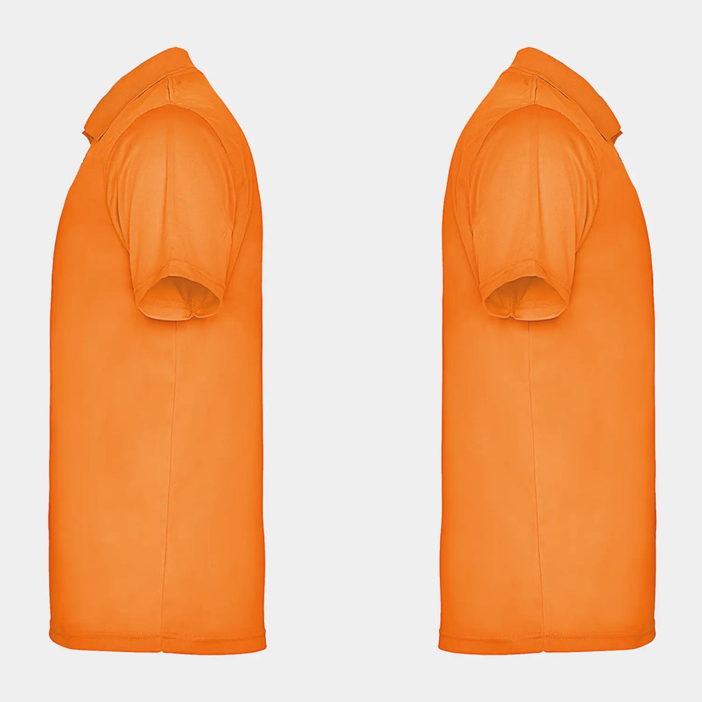 Polo de Golf Technique Enfant Orange - Fairway Rebels
