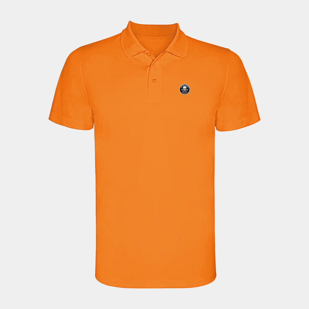Polo de Golf Technique Enfant Orange - Fairway Rebels