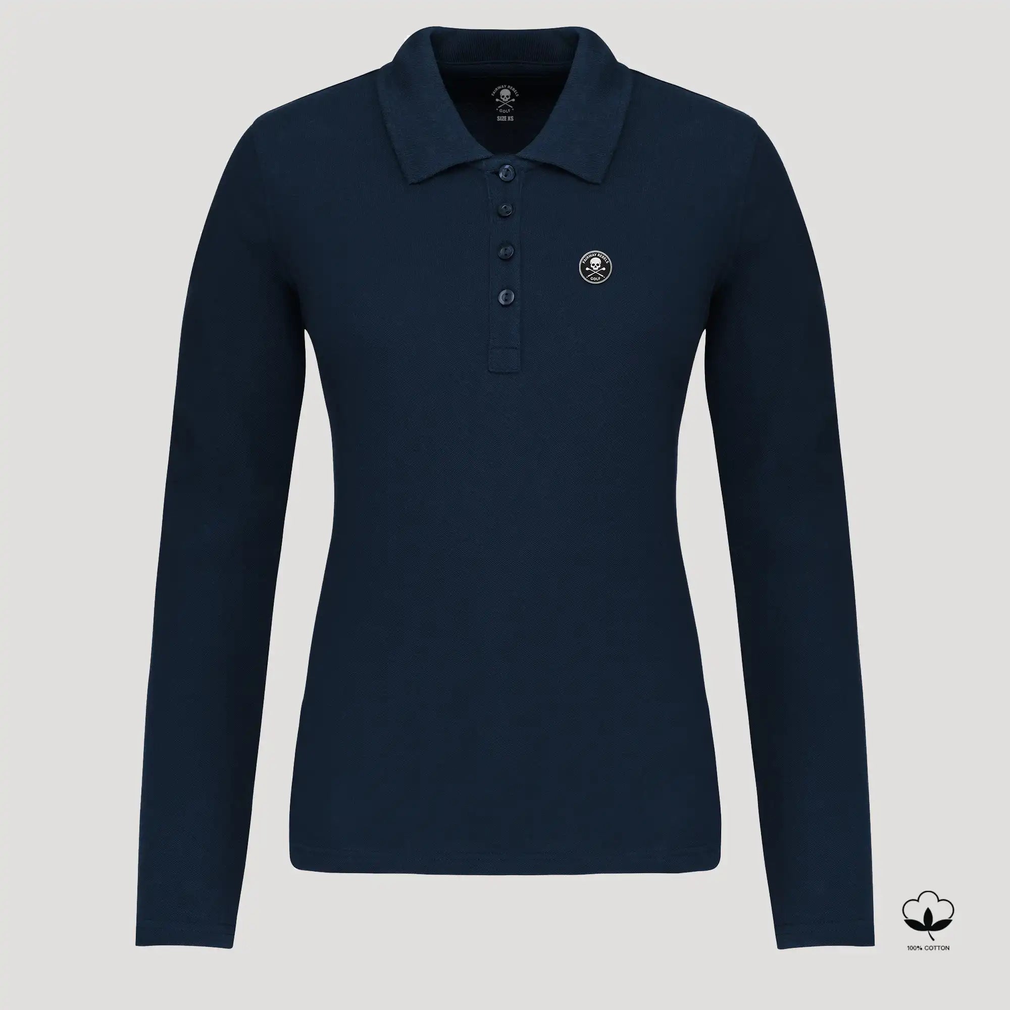 Polo golf femme manches longues Coton - Fairway Rebels-  49.00 EUR