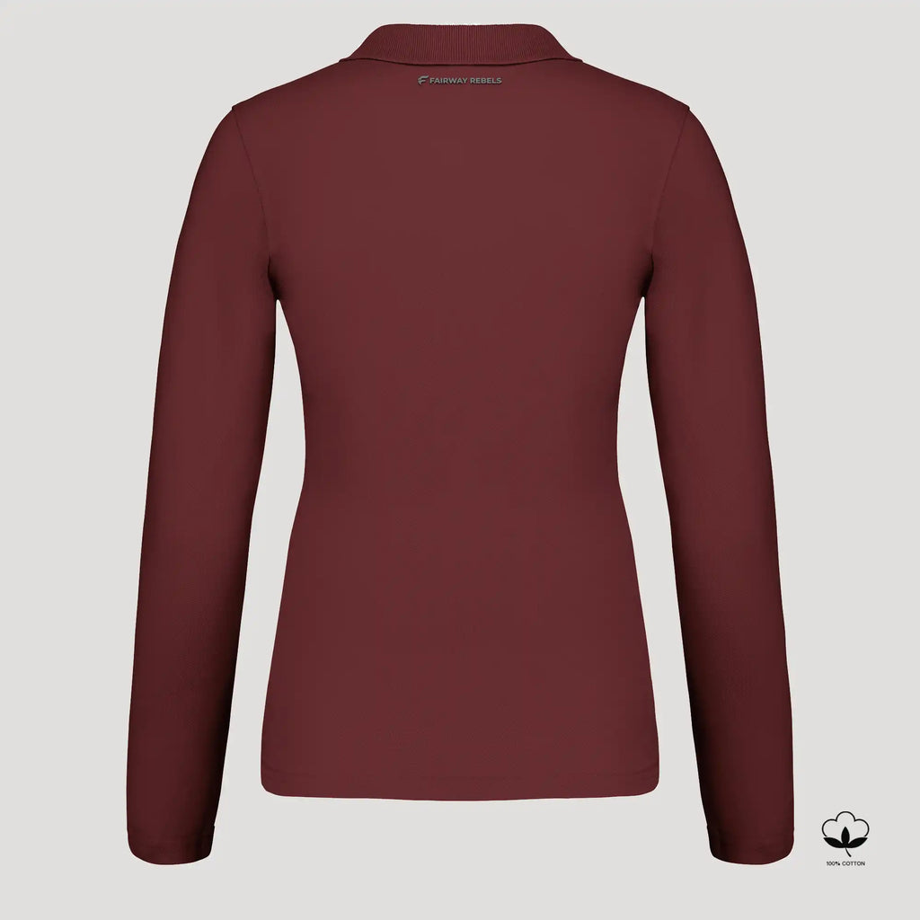 Polo golf femme manches longues Coton - Fairway Rebels-  49.00 EUR