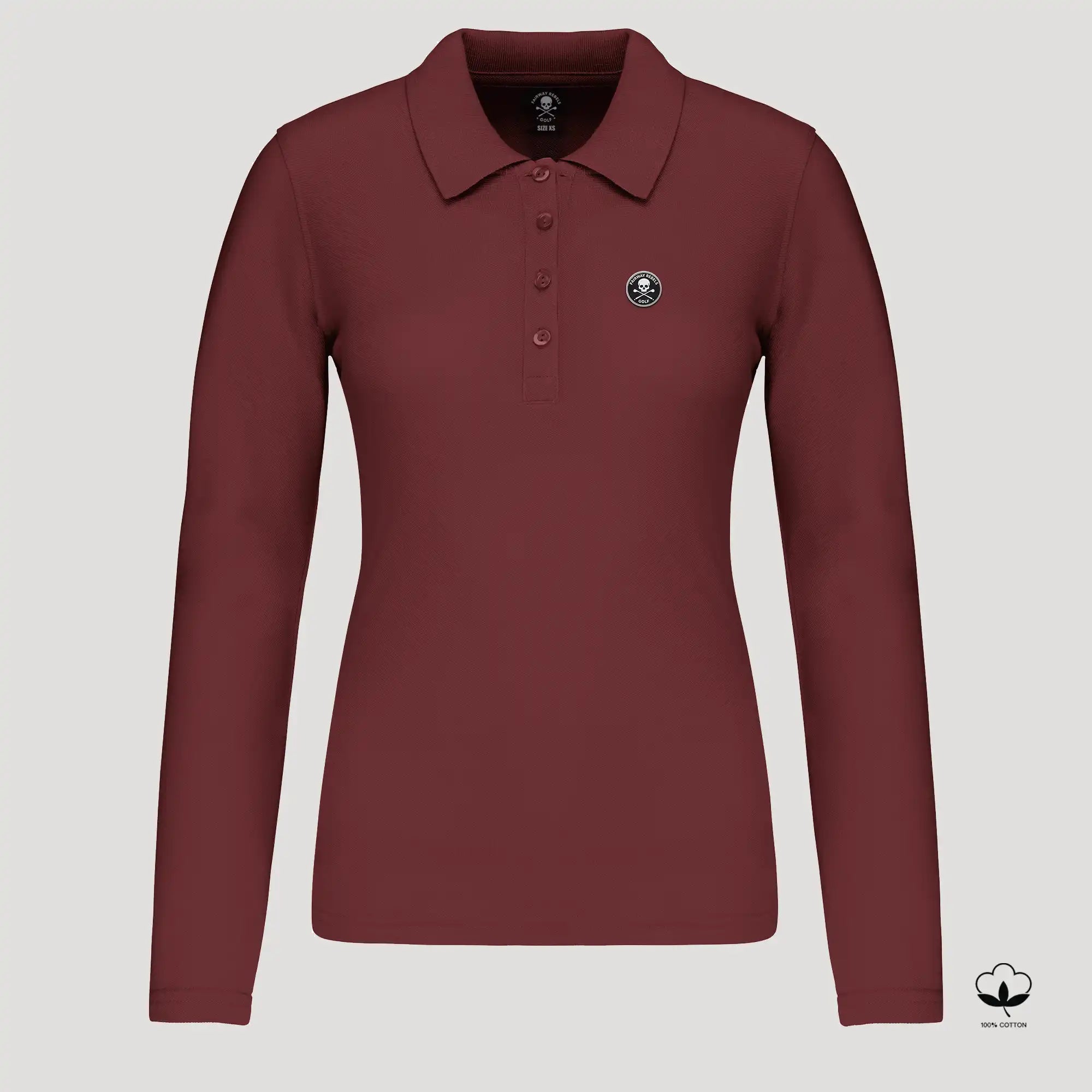 Polo golf femme manches longues Coton - Fairway Rebels-  49.00 EUR