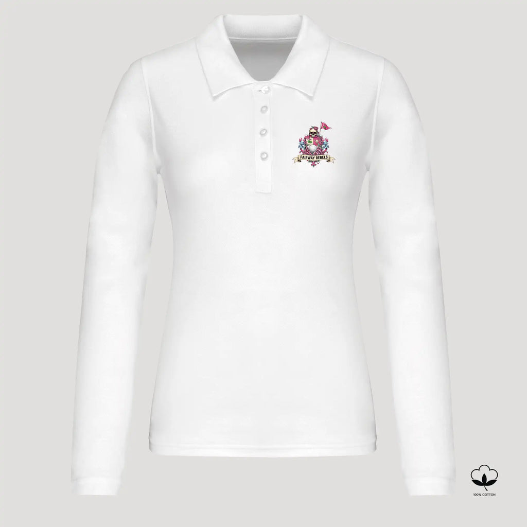 Polo golf femme Queen manches longues - Fairway Rebels