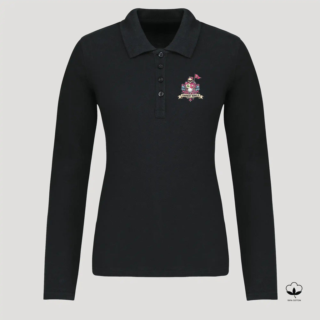 Polo golf femme Queen manches longues - Fairway Rebels