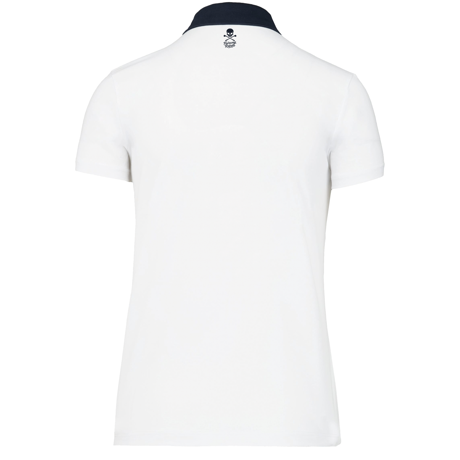 Polo Golf Femme HEART Blanc Fairway Rebels - Fairway Rebels golf