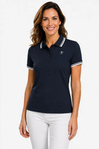 Herren Golf-Poloshirt Kontrast 100% Baumwolle