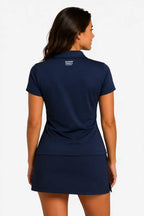 Polo Golf Femme Col V