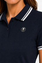 Herren Golf-Poloshirt Kontrast 100% Baumwolle