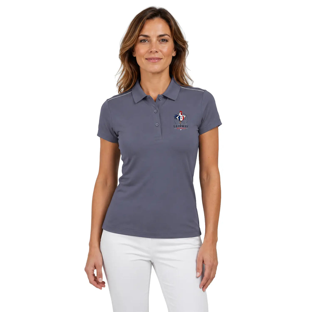 Damen Golfpolo FRG V-Ausschnitt