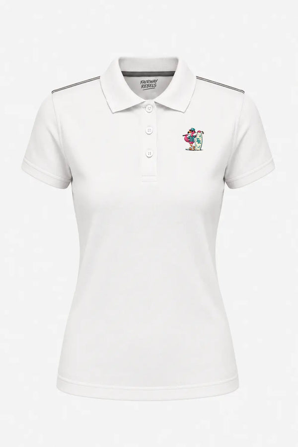 Polo Golf Femme Flamingo Rebel
