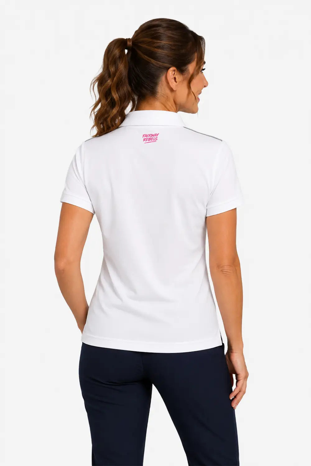 Damen Golfpolo FRG V-Ausschnitt