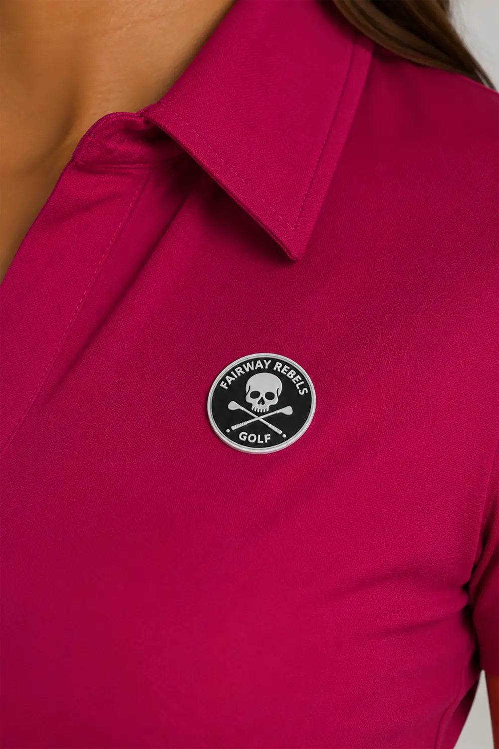 Polo Golf Femme Col V