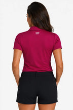 Polo Golf Femme Col V