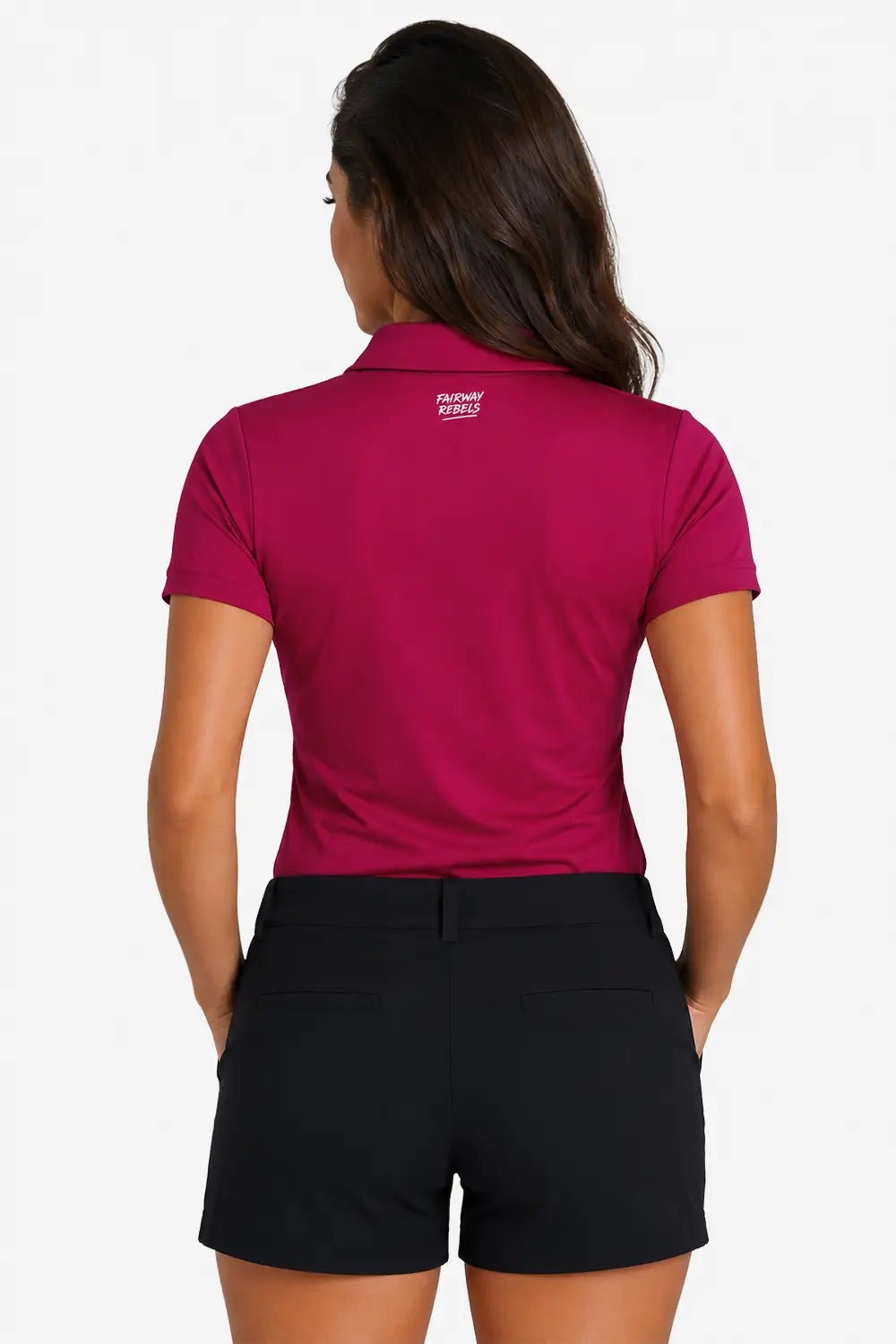 Polo Golf Femme Col V