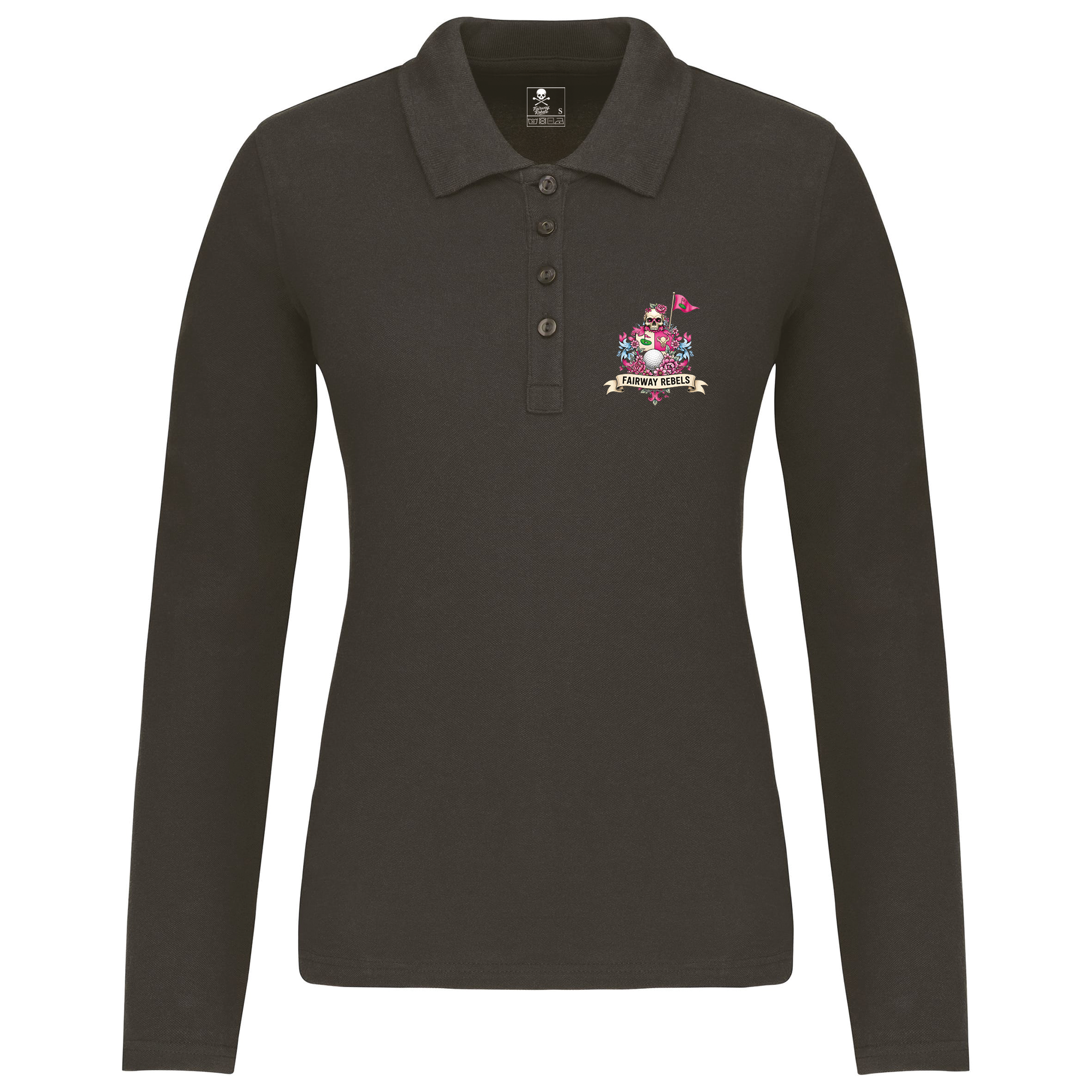 Polo de golf femme Queen manches longues