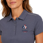 Damen Golfpolo FRG V-Ausschnitt