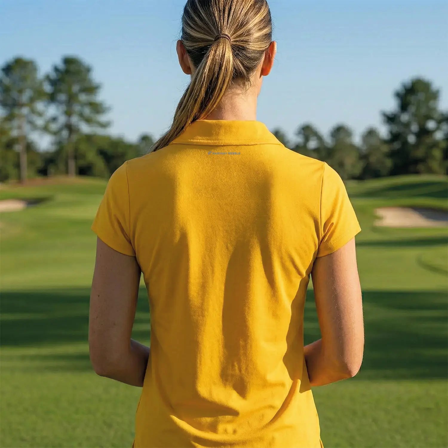 Polo Golf Femme FRG Col V - Fairway Rebels