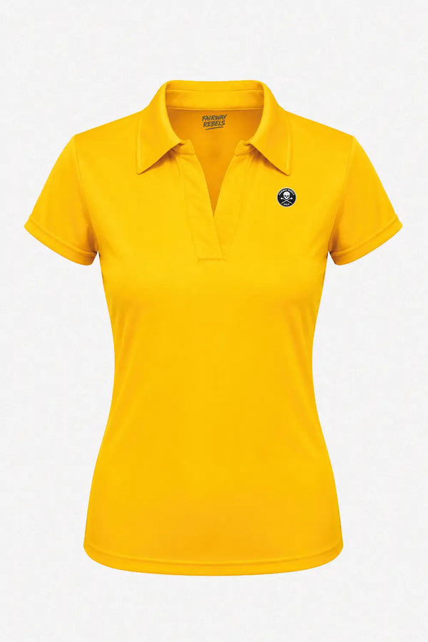 Polo Golf Femme Col V