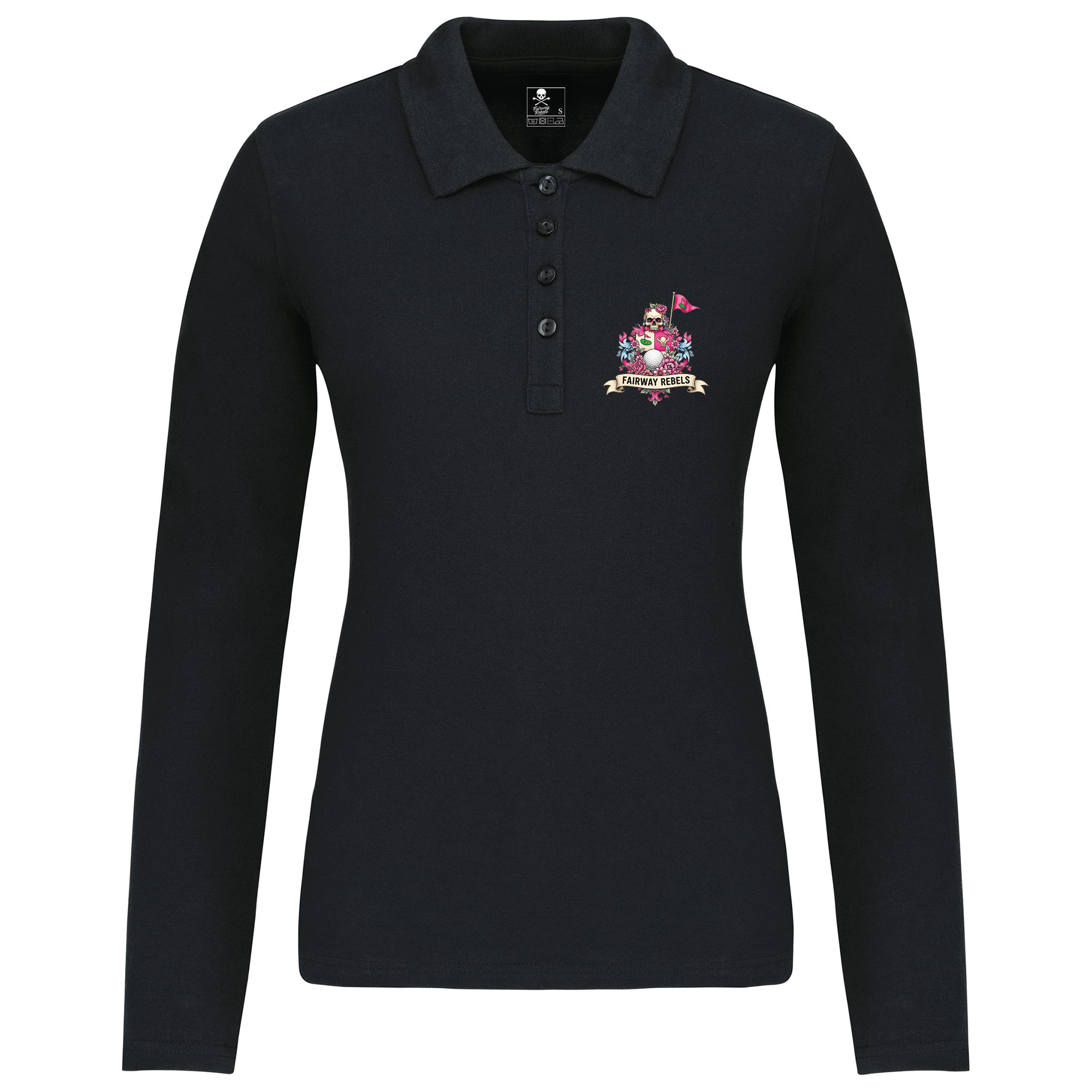 Polo de golf femme Queen manches longues - Fairway Rebels golf -Polo femme Longues Manches -42.00 EUR Polo femme Longues Manches