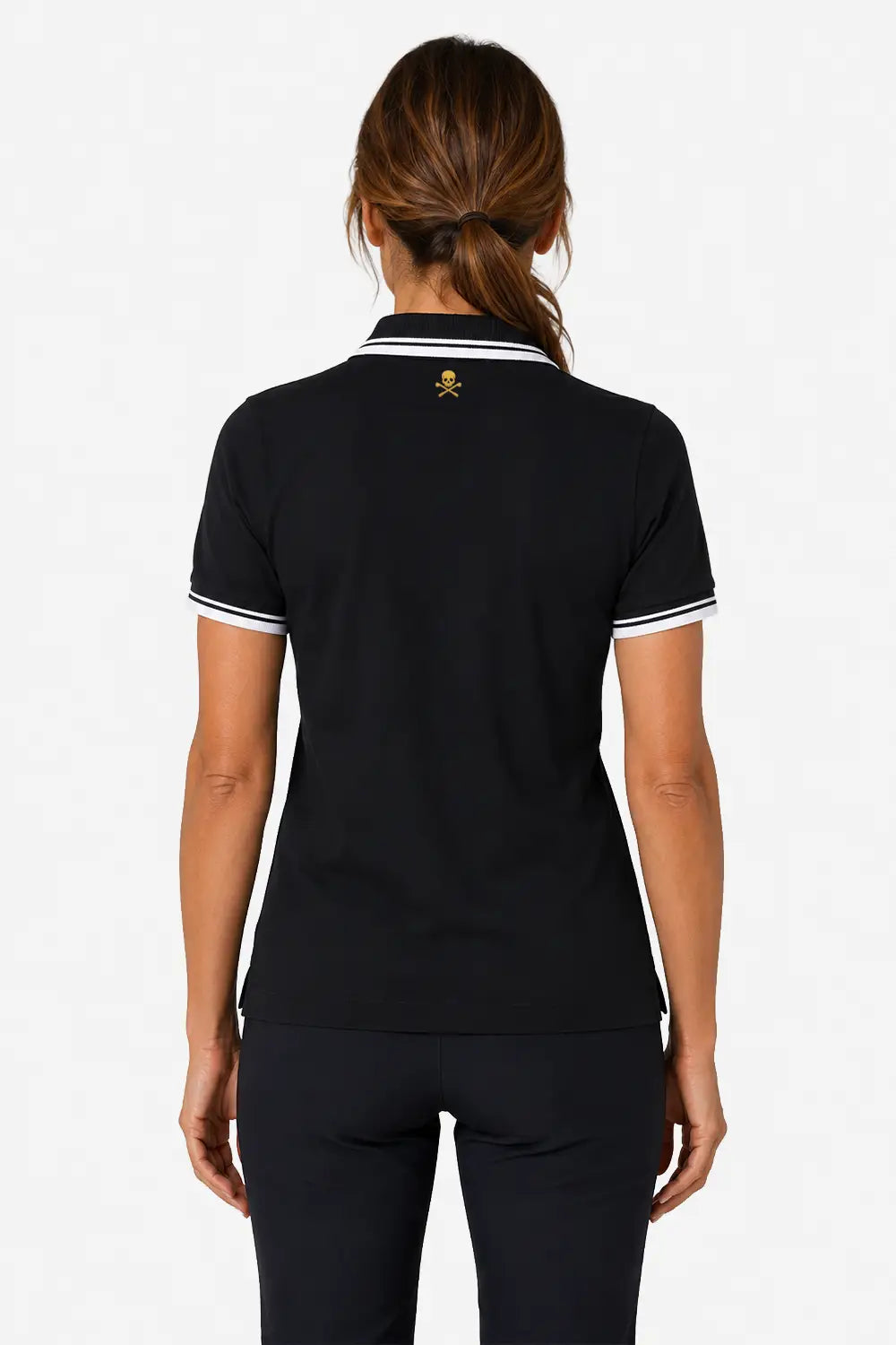 Herren Golf-Poloshirt Kontrast 100% Baumwolle