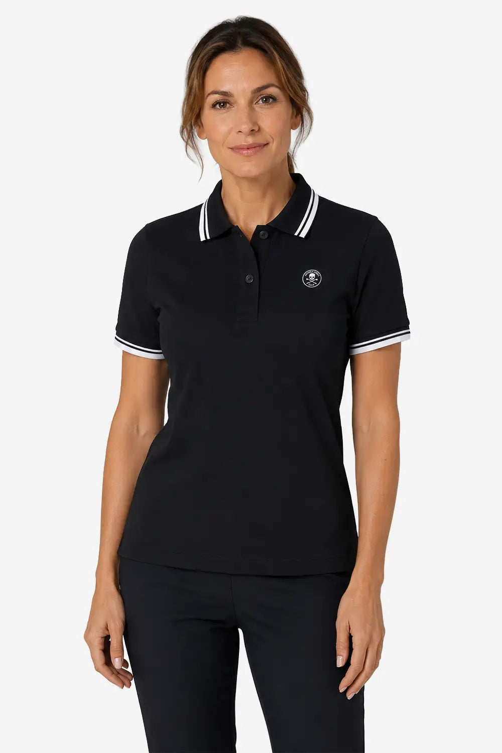 Herren Golf-Poloshirt Kontrast 100% Baumwolle