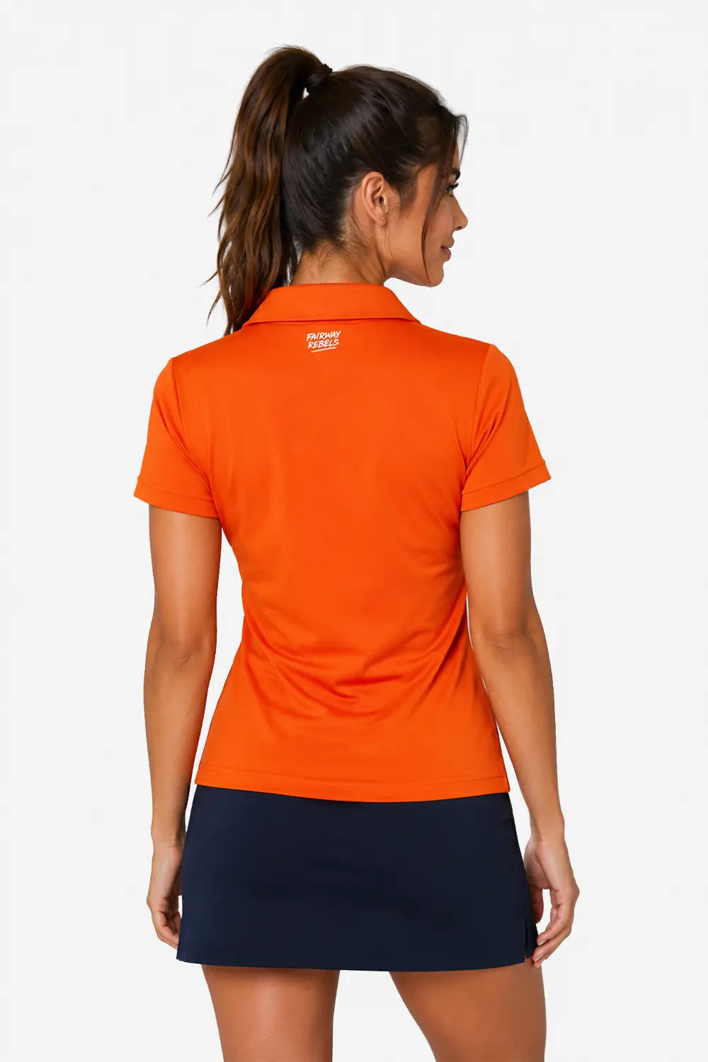 Polo Golf Femme Col V