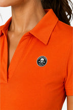 Polo Golf Femme Col V