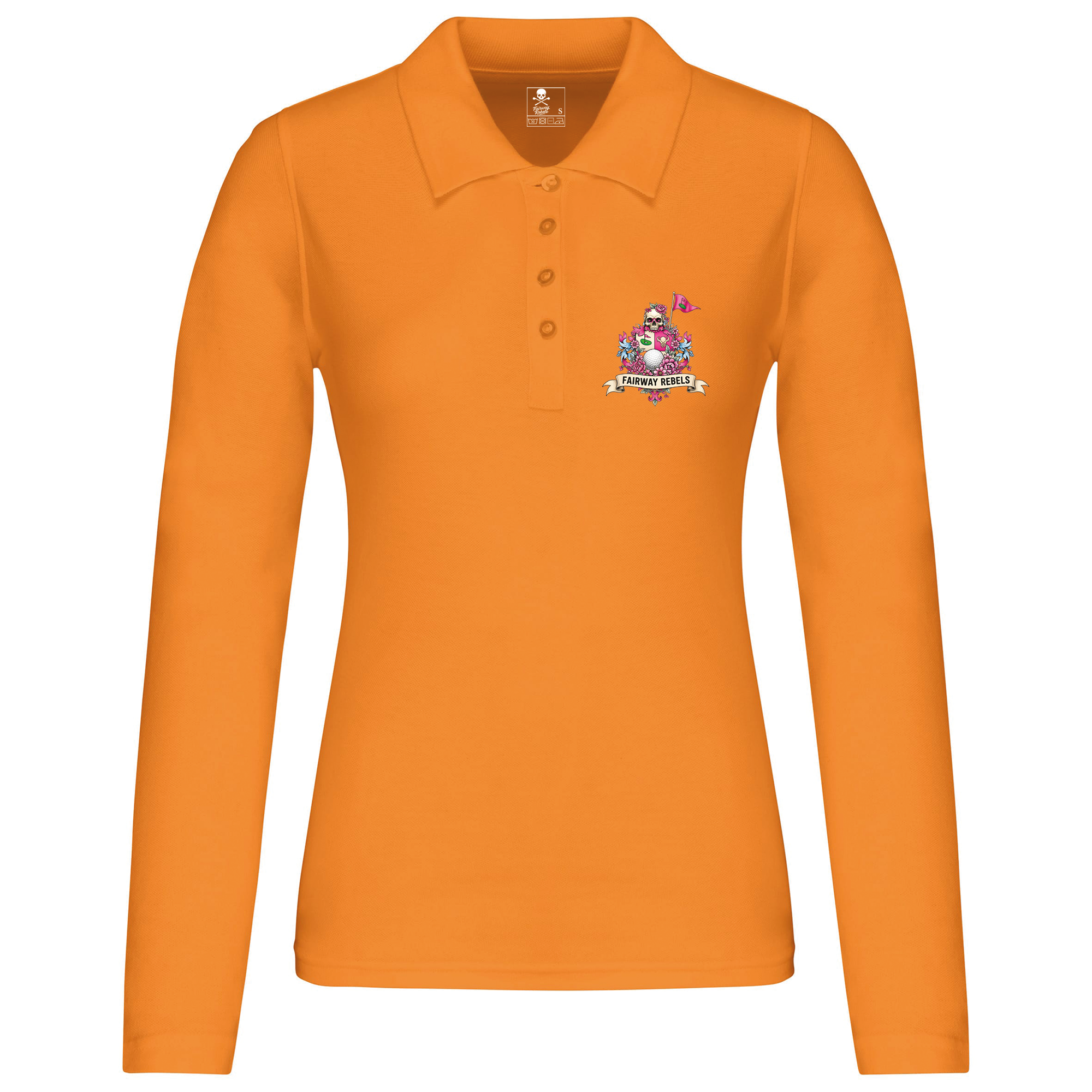 Polo de golf femme Queen manches longues - Fairway Rebels golf -Polo femme Longues Manches -42.00 EUR Polo femme Longues Manches